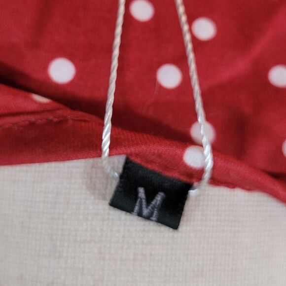 Kilig size medium sleeveless red polkadot midi dress NWT - Picture 9 of 12